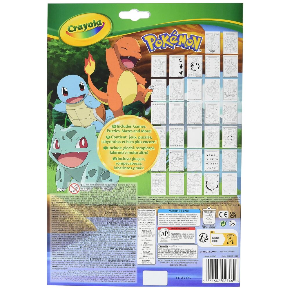 Crayola - Color And Activity Pokemon