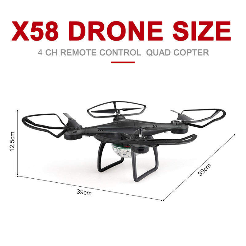 2.4 R/C 6CH DRONE,W/USB Red (ITTL)