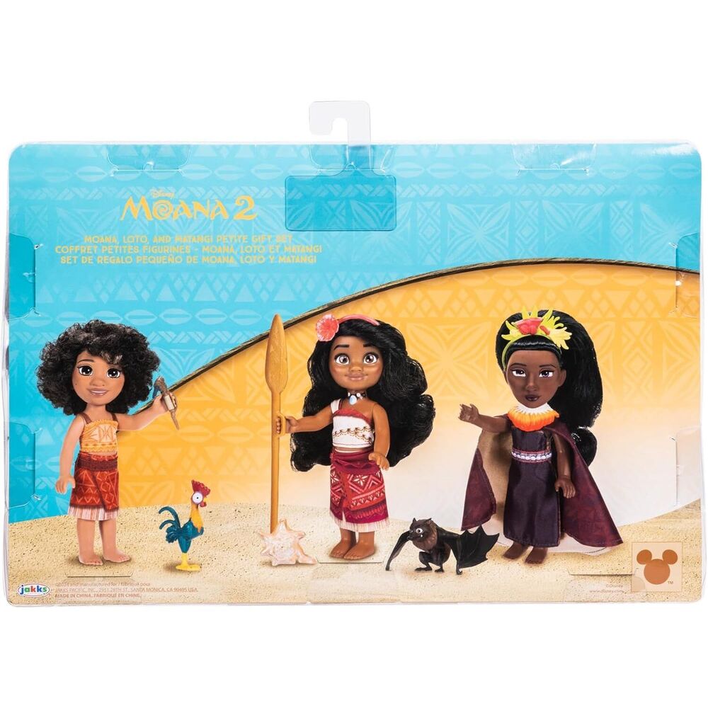 Jakks Pacific - Moana 2 And Friends Petite Set - 6 Inch