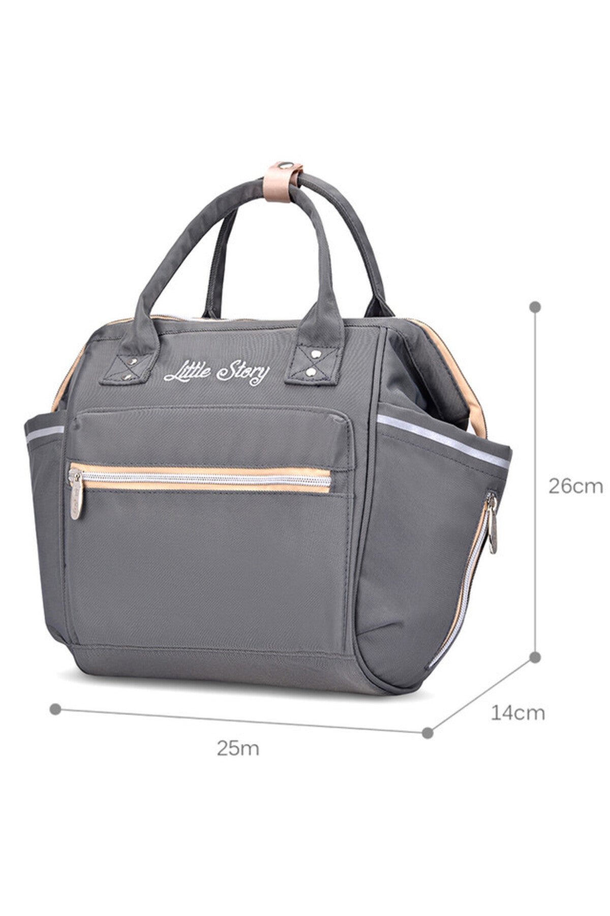 Little Story Ace Diaper Bag - Grey