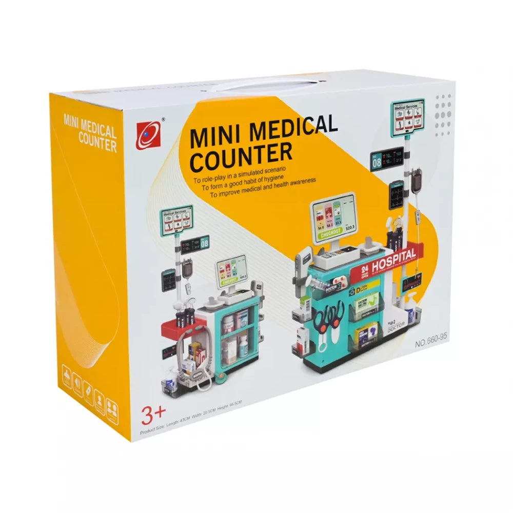 TOYSRE MINI MEDICAL COUNTER - BLUE