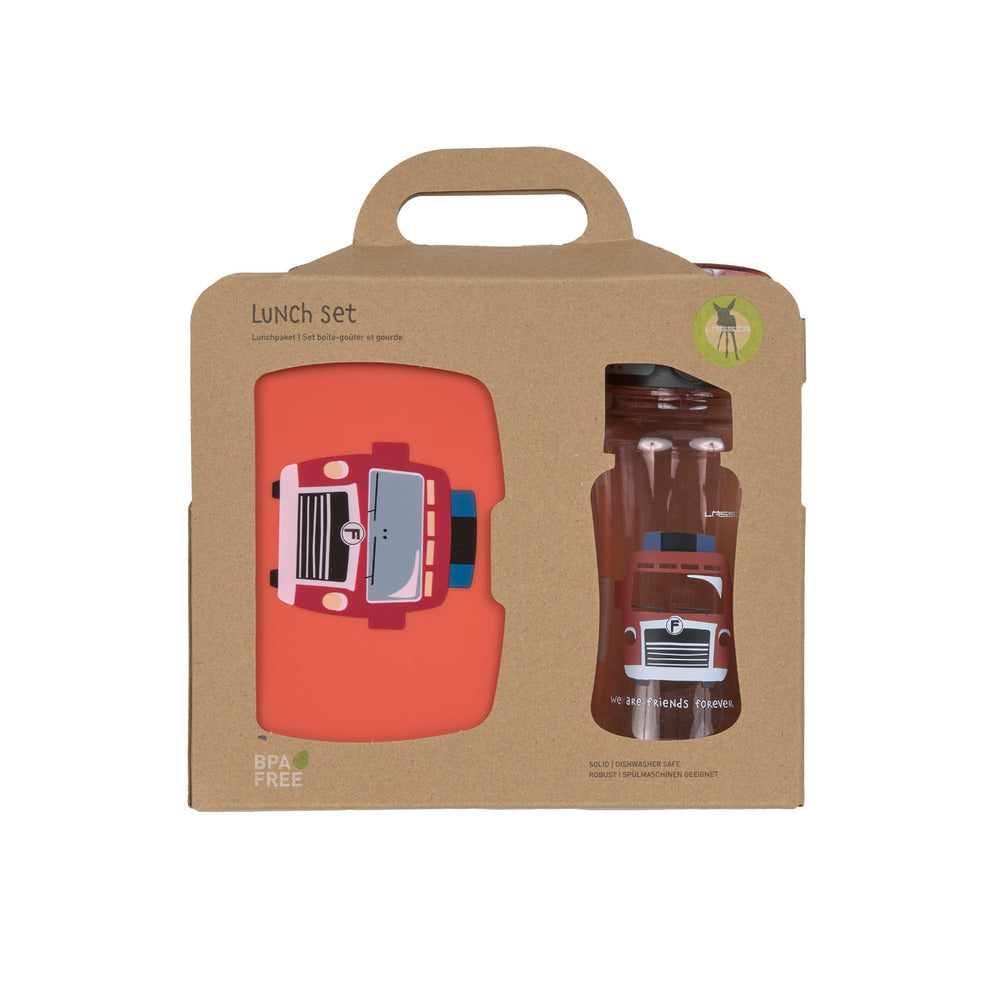Lassig - Lassig Lunch Set Tiny Drivers-Red