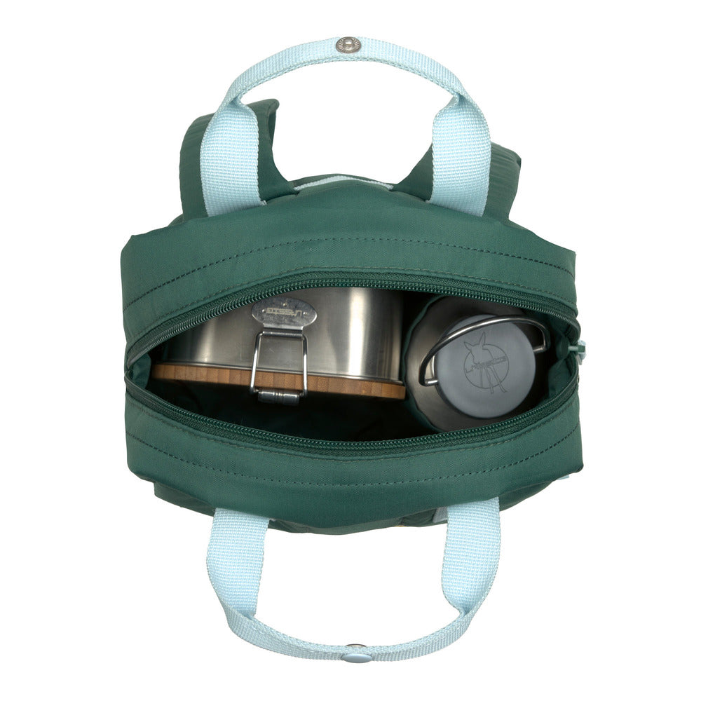 Lassig - Lassig Mini Square Backpack Little Gang-Green