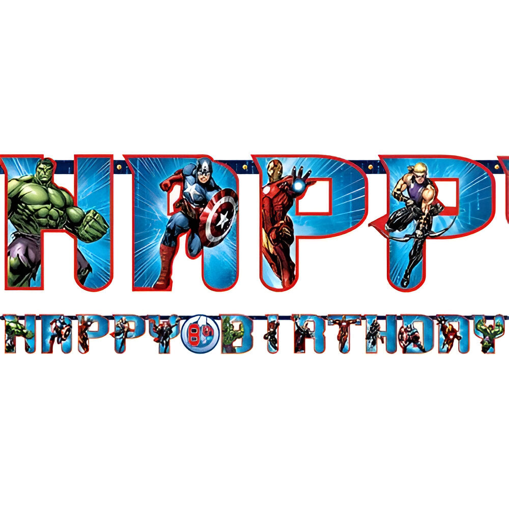 Marvel Avengers Powers Unite Jumbo Letter Banner Kit