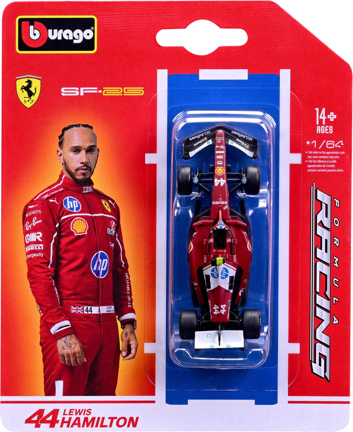 FORMULA 1- FERRARI SF-25 #44 2025 AUSTRALIAN F1 GP (1:64 )