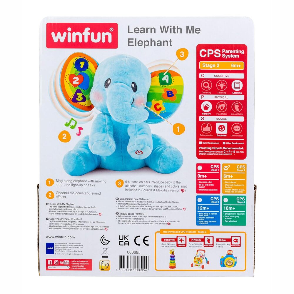Winfun - Learn With Me Elephant