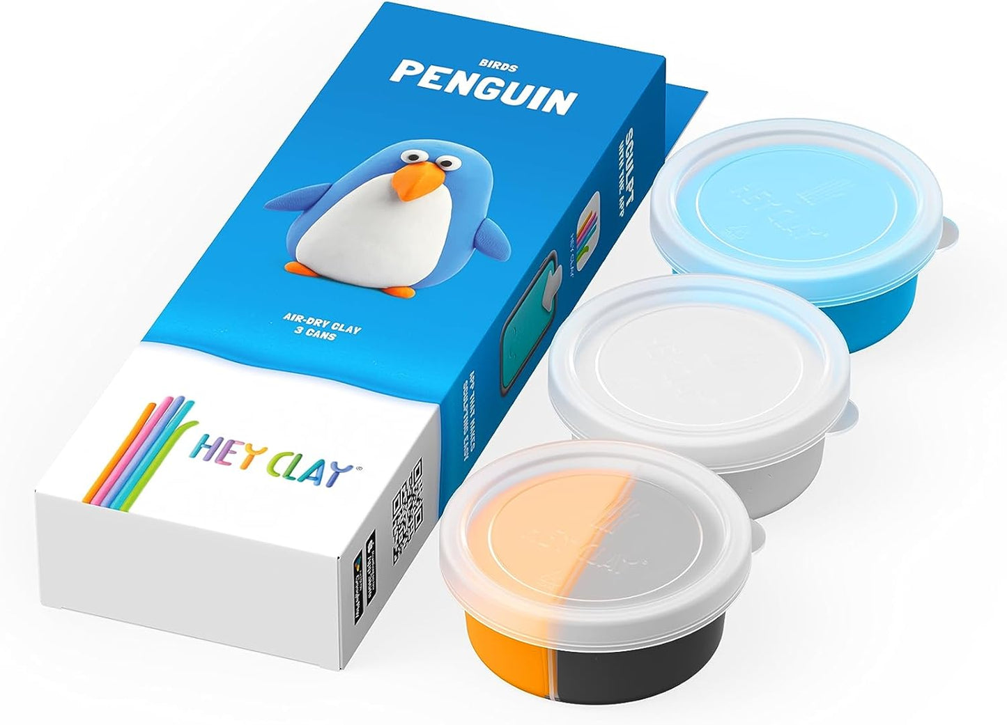 HEY CLAY - PENGUIN 3 CANS