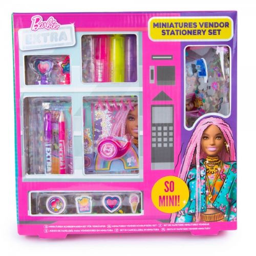 BARBIE MINIATURES VENDING STATIONERY SET