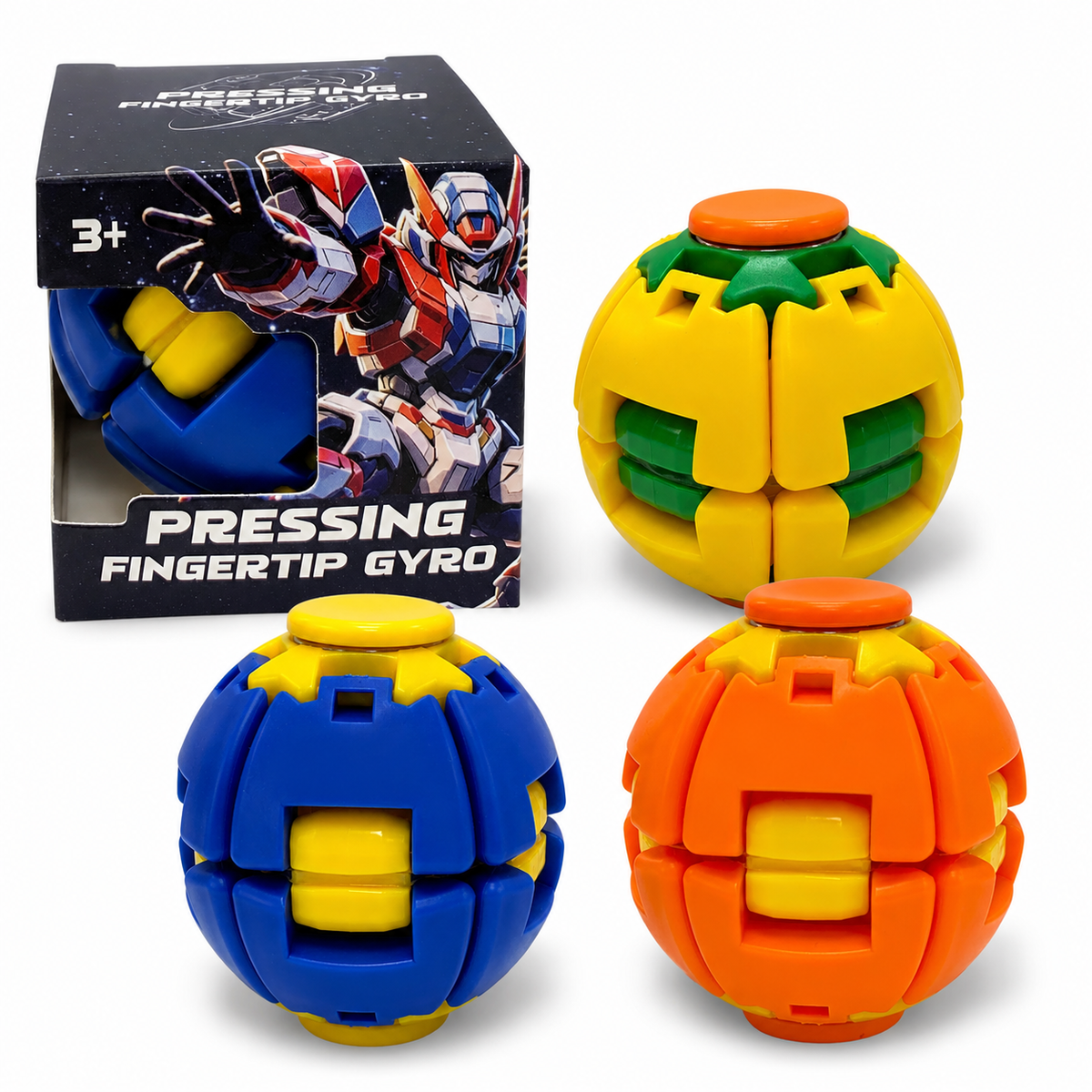 Spinner Squishy Ball Assorted Colors