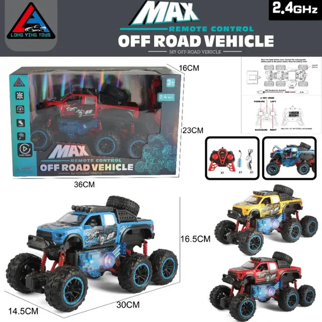 2.4G R/C STUNT MAX OFF ROAD CAR Blue (ITTL)