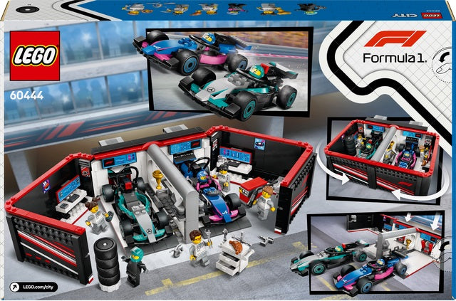 ليغو مرآب F1 وسيارتا مرسيدس وألبين – إثارة السباقات الحقيقية
