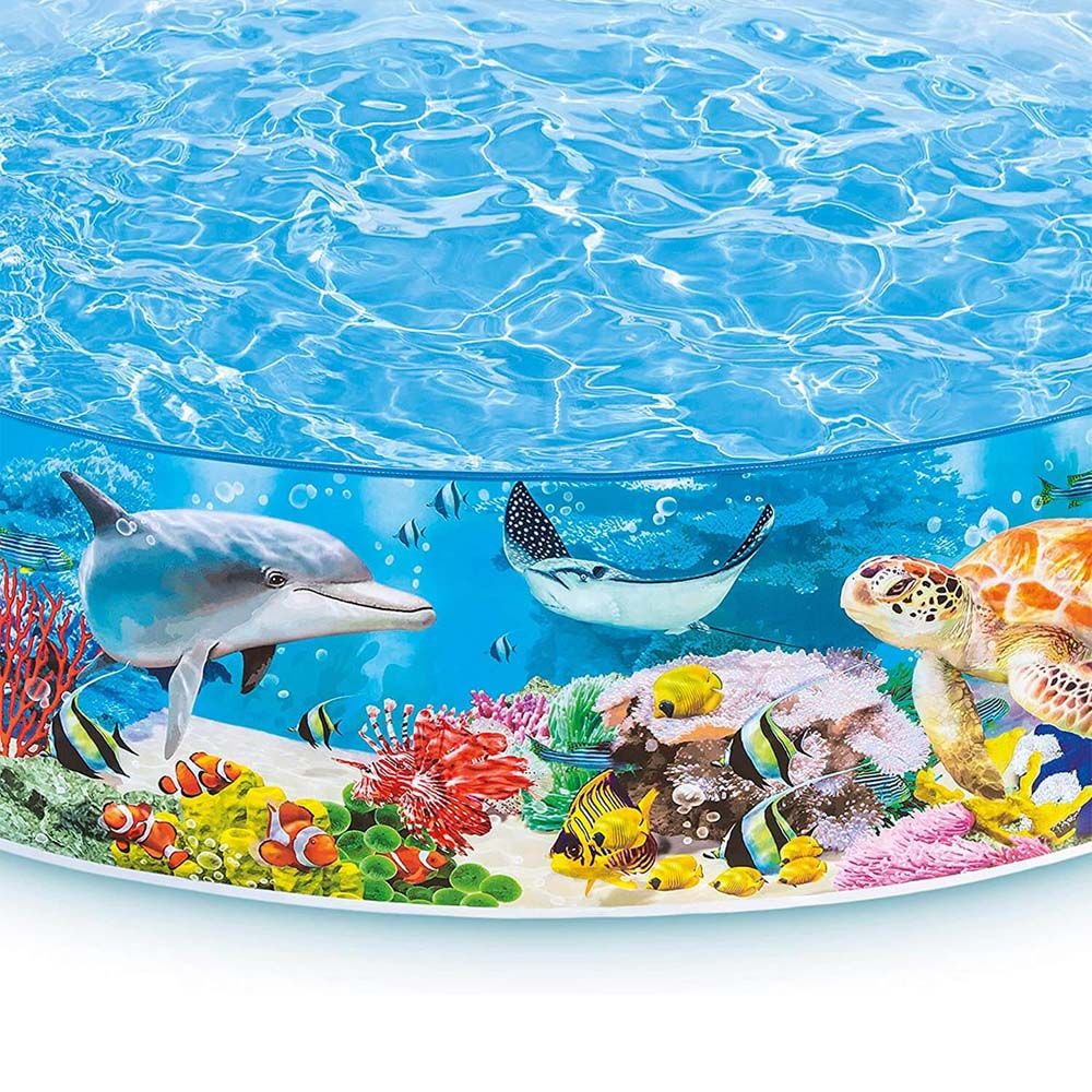 INTEX DEEP BLUE SEA SNAPSET POOL - 2.44MX46CM