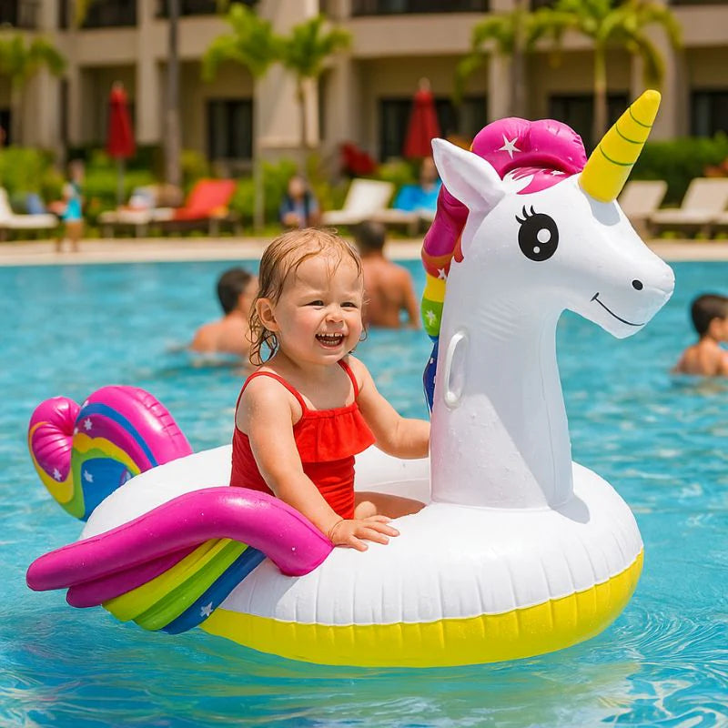 INTEX UNICORN RIDE-ON - 201CM x 140CM x 97CM