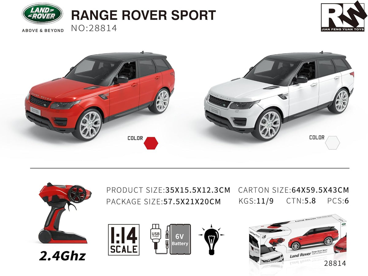 سيارة رينج روڤر RC مقياس 1:10 – قيادة واقعية بتحكم دقيق