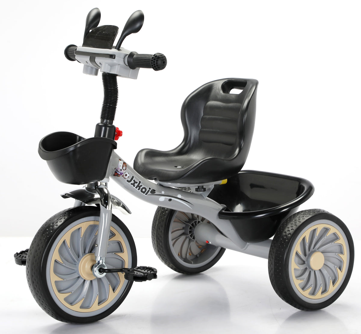 (FIRST STEP 999 CHILDREN PEDAL TRICYCLES MULTICOLOR)Children's scooter with lights, music and double handlebars