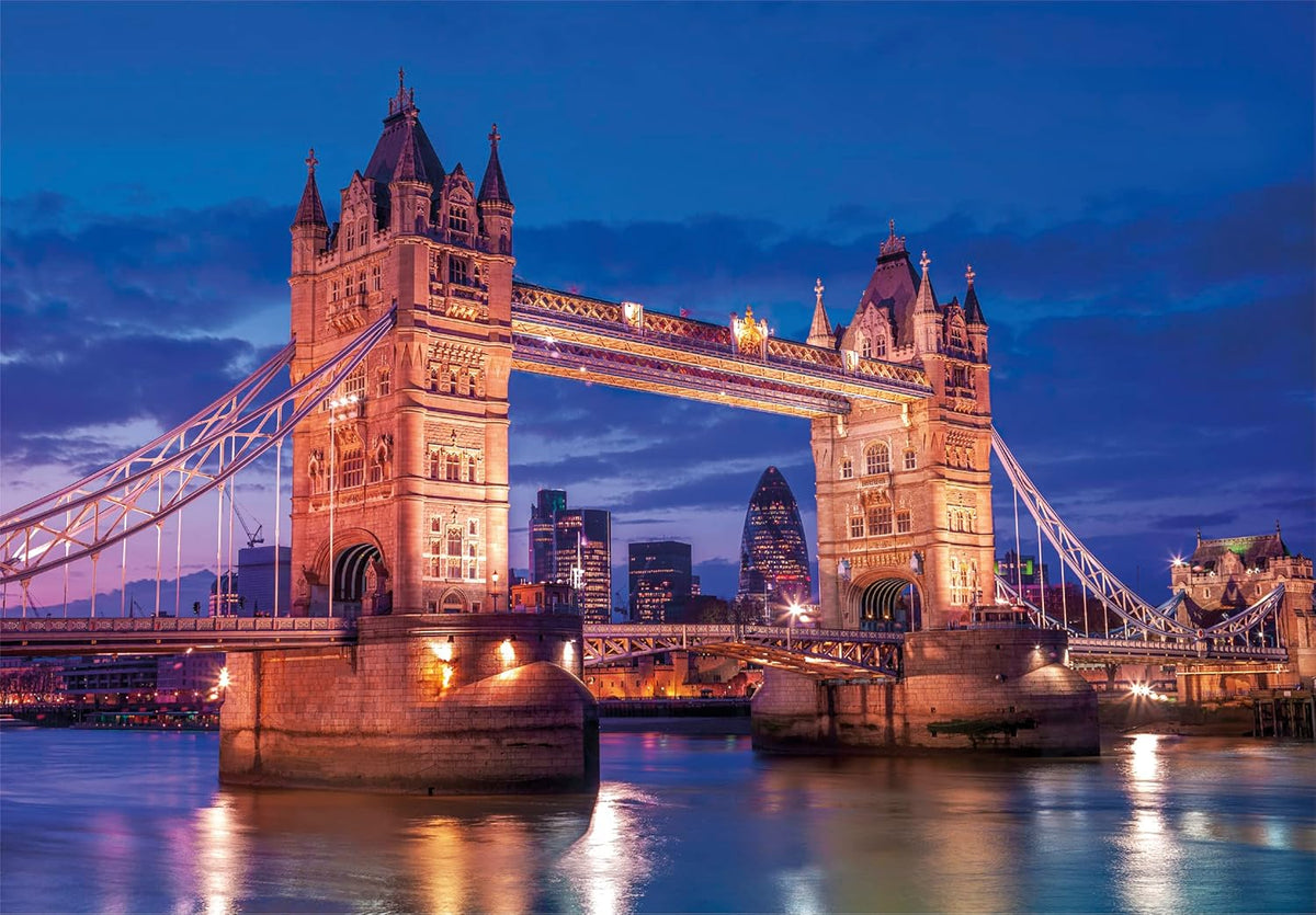 CLEMENTONI TOWER BRIDGE - 1000 PCS PUZZLE