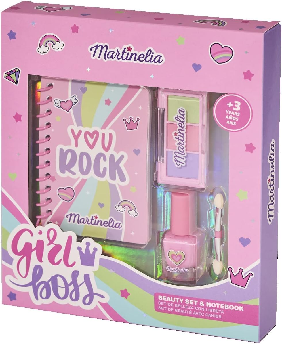 MARTINELIA SUPERGIRL NOTEBOOK & BEAUTY SET