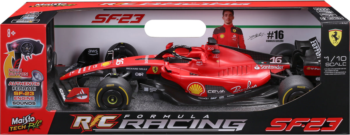 سيارة فيراري SF23 RC مقياس 1:10 – تجربة سباق F1 حقيقية