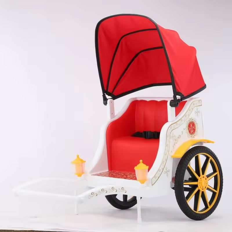 Electric Horse Carriage With Canopy