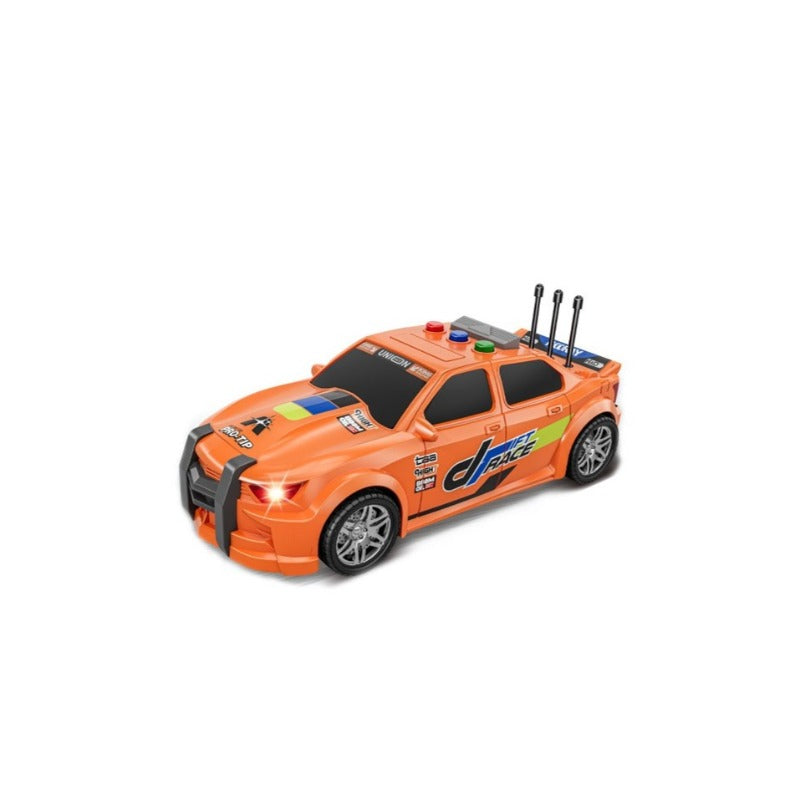 Police Interia Car For Kids - Orange