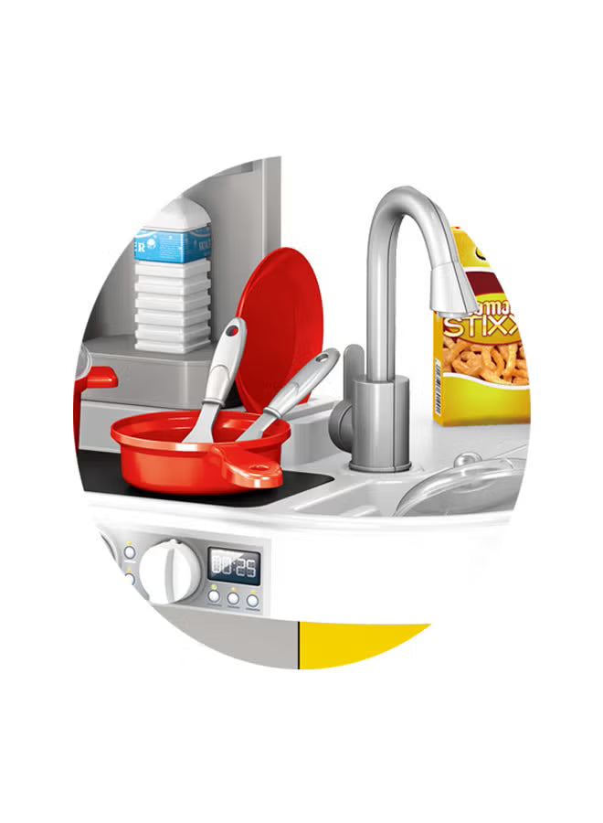 Interactive Kids Play Kitchen Set