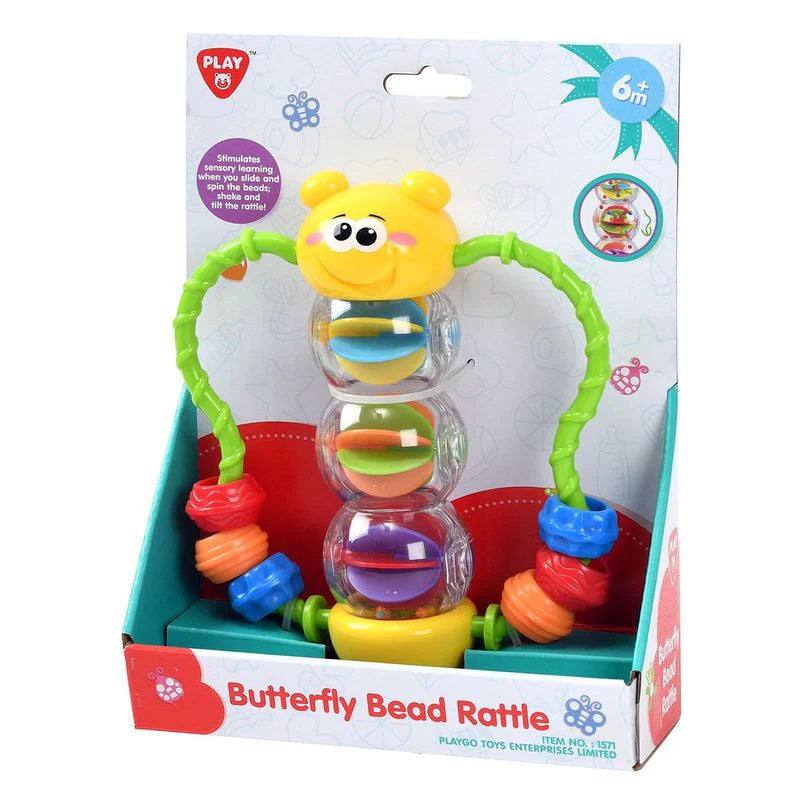 PLAY GO BUTTERFLY BEAD RATTLE