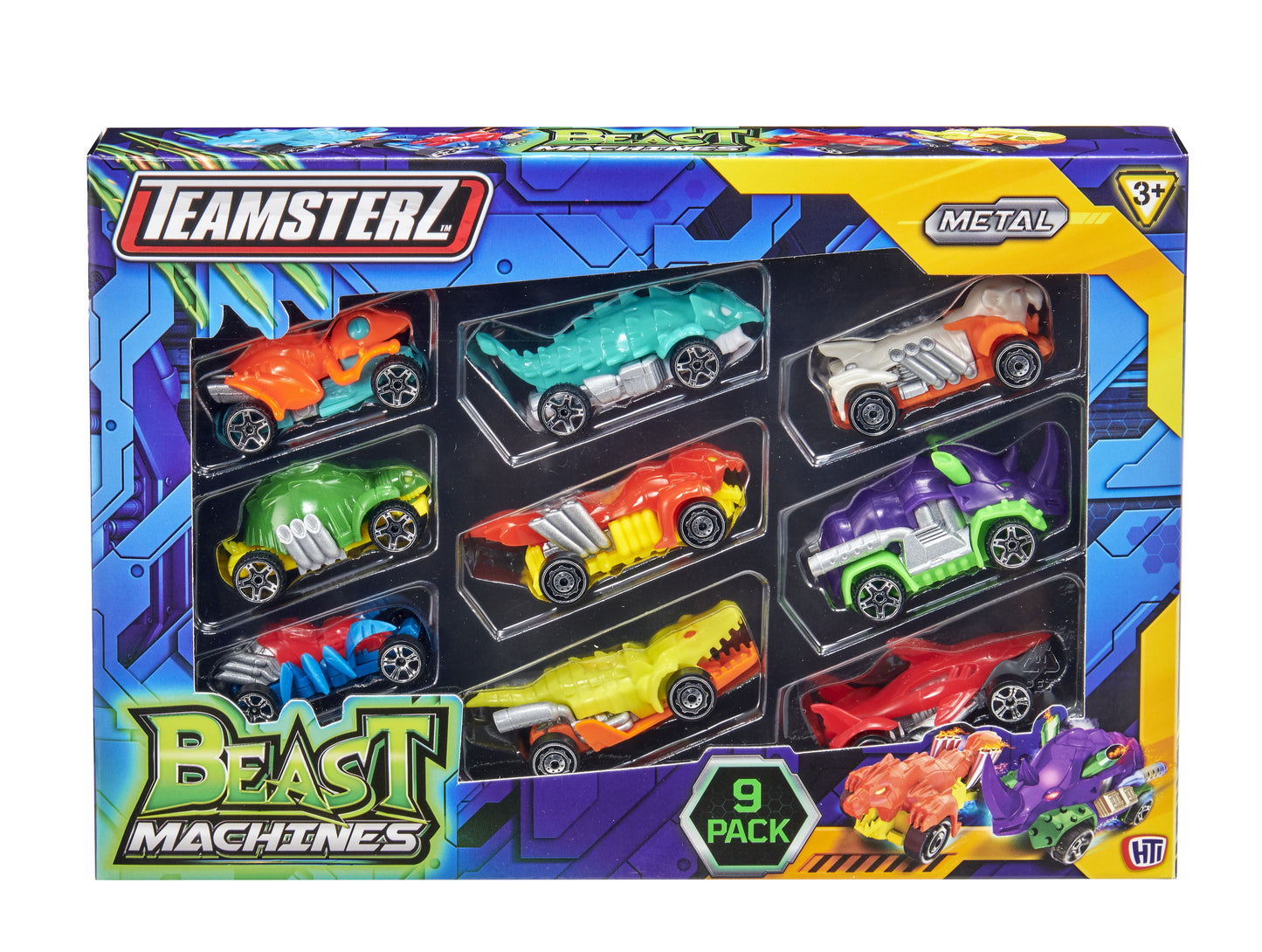 Teamsterz Beast Machines Die-Cast 9pk