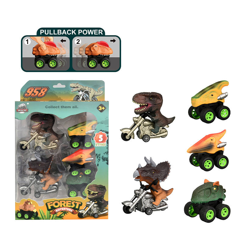 5 Vehicles Dinosaur Adventure