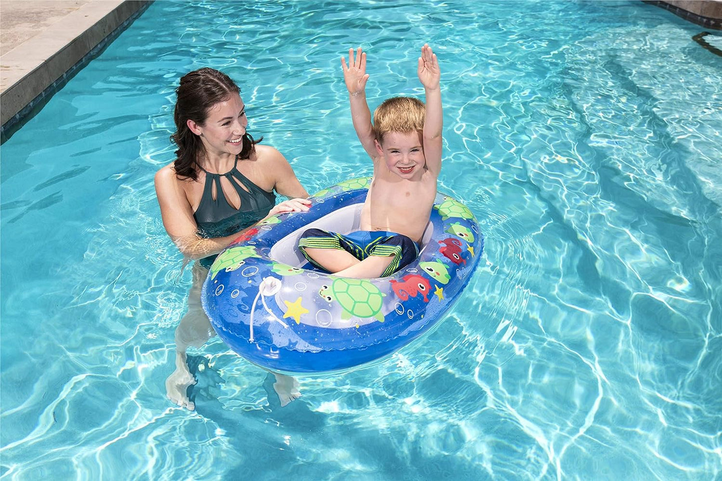 Bestway - Kiddie Raft, Blue, 1.02M X 69Cm