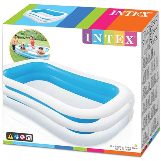 INTEX FAMILY SWIM CENTER POOL - 262CM X 175CM X 56CM