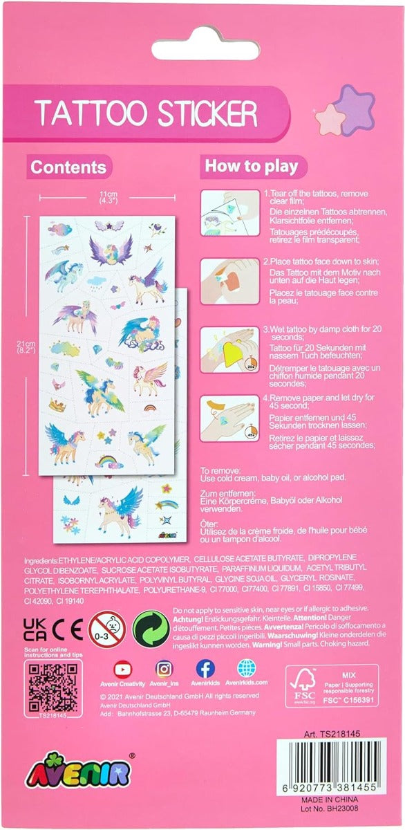 Avenir - Tattoo Sticker Pegasus Series