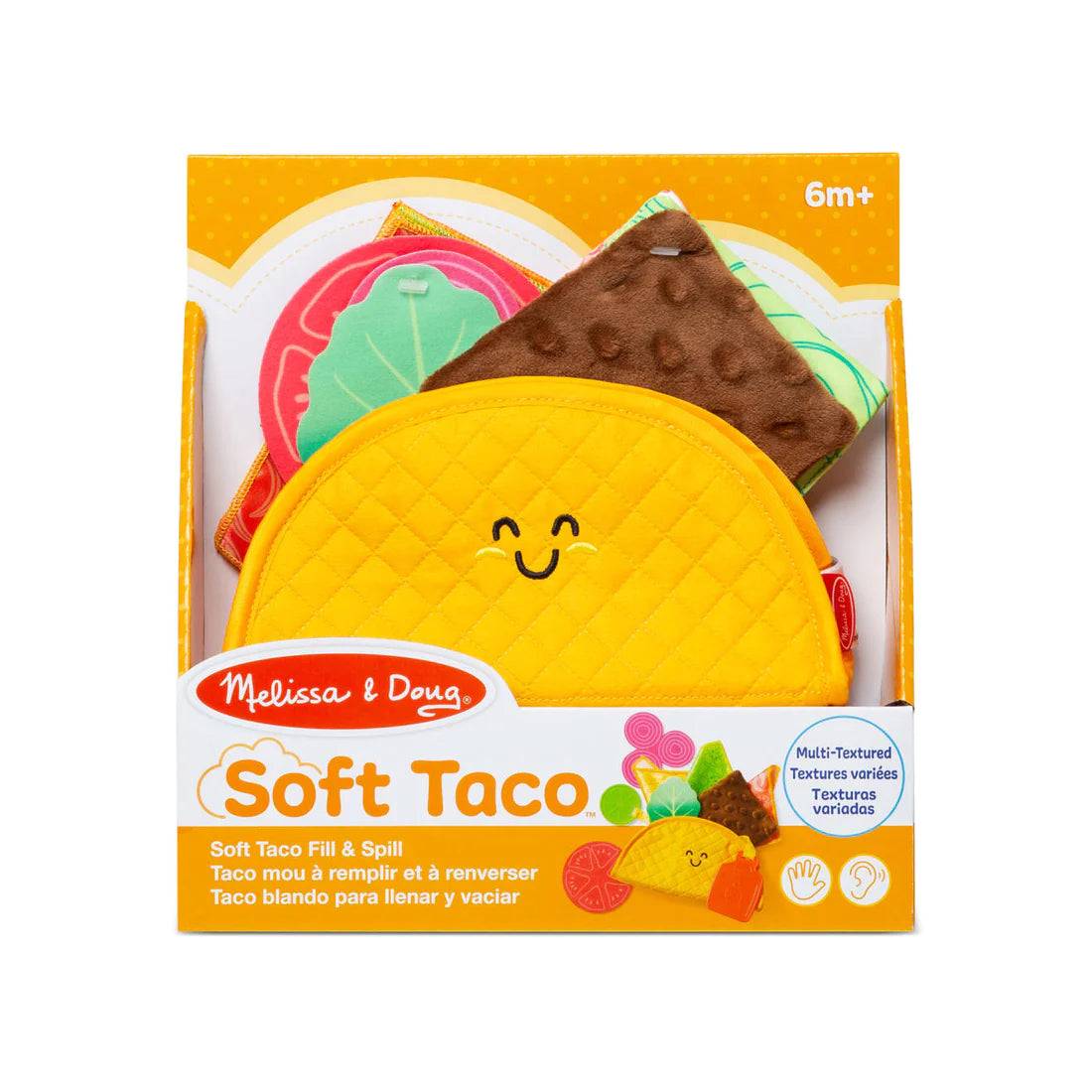Melissa & Doug - Soft Taco Fill And Spill - 12 Pieces