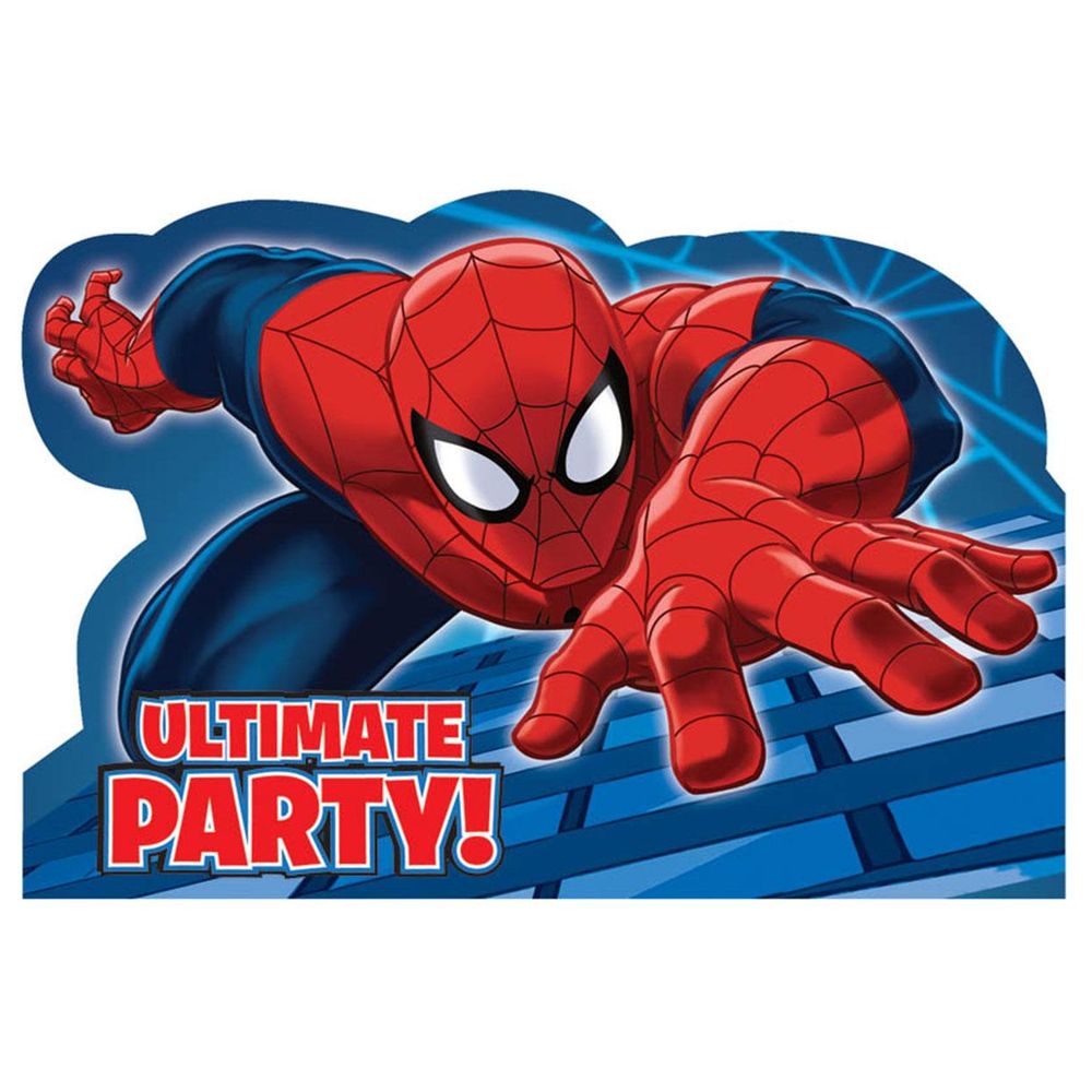 Spider-Man Invitation 8Pcs