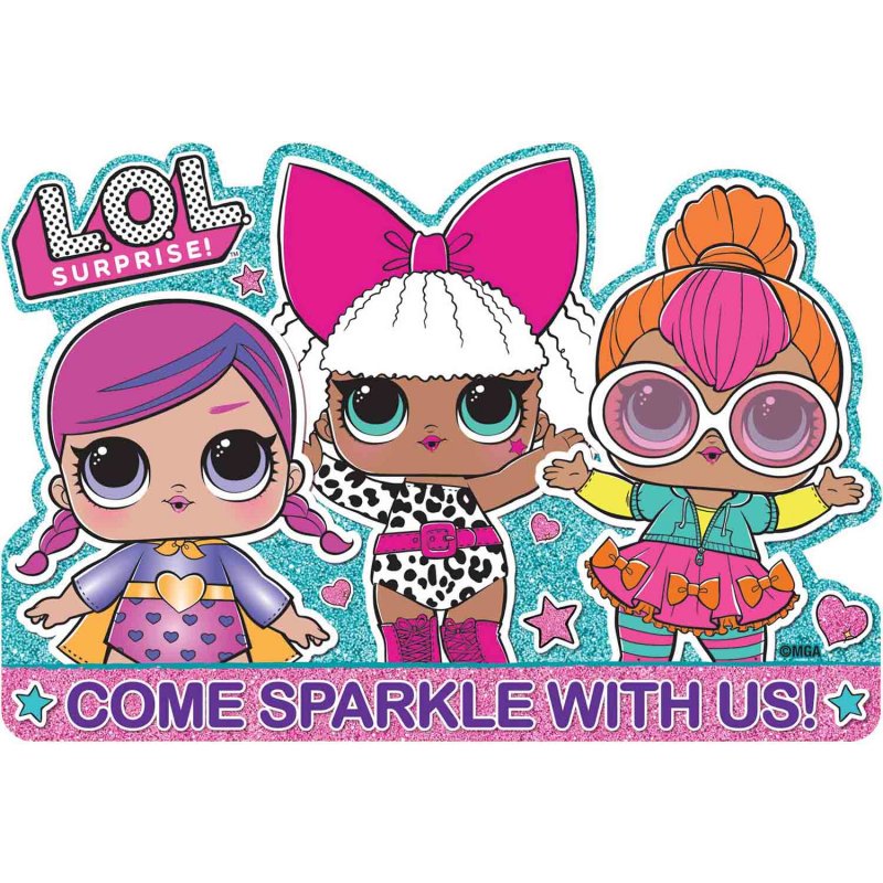 Lol Surprise Postcard Invitations 8Pcs