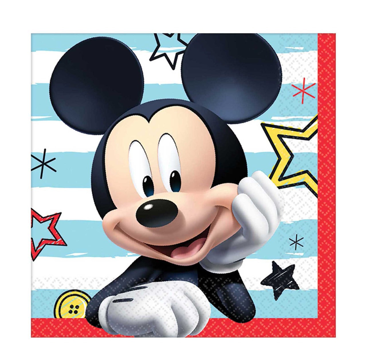 Disney Mickey On The Go Beverage Napkins 16pcs