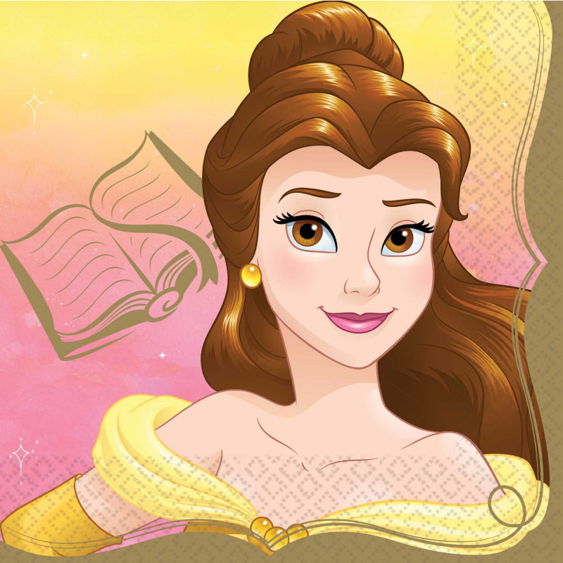 Disney Princess Once Upon A Time Belle Lunch Tissues 16Pcs