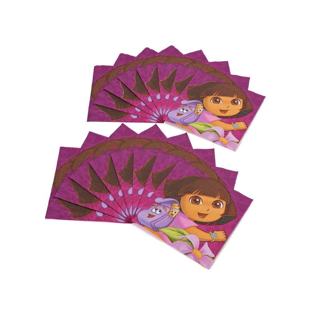 Dora S Flower Adventure Lunch Tissues 16Pcs