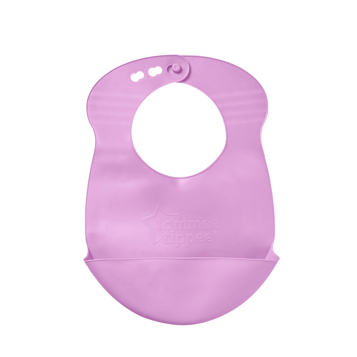 Tommee Tippee - Explora Roll And Go Bib-Purple
