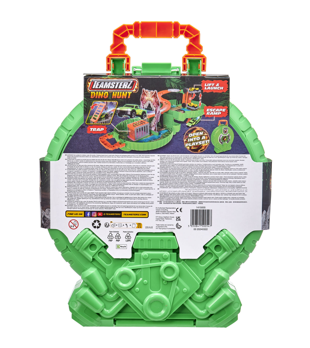Teamsterz Dino Hunt Packaway Wheel (w/ 1 Car)