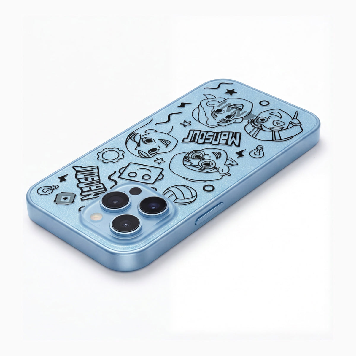 Kanni Mansour Mini Smartphone – Blue| Built for Kids & Trusted by Parents