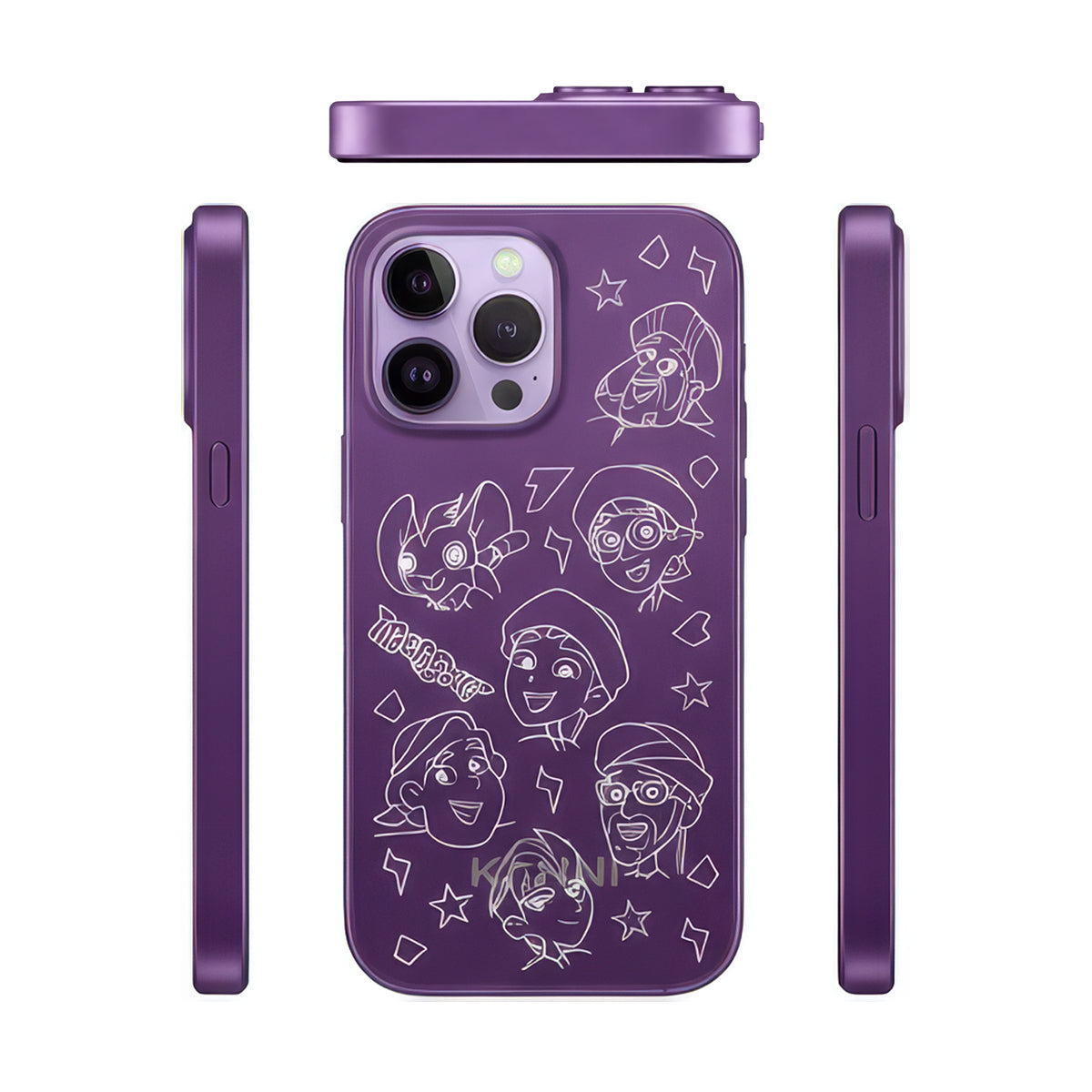 Kanni Mansour Mini Smartphone – Purple | Built for Kids & Trusted by Parents