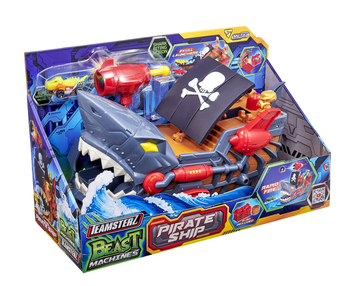 Teamsterz Beast Machines Pirate Ship (w/ 1 Car)