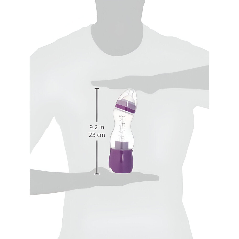 Baby Bottle + Dispenser - Purple
