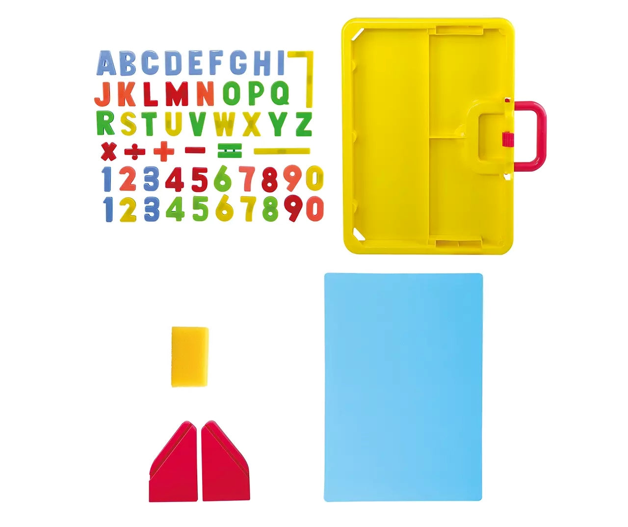 Playgo - Portable Magnet & Drawing Board - 58 Pcs