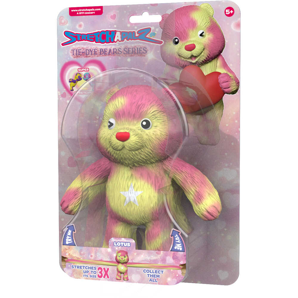 Stretchapalz 14Cm Characters-Tie Dye Bears Series