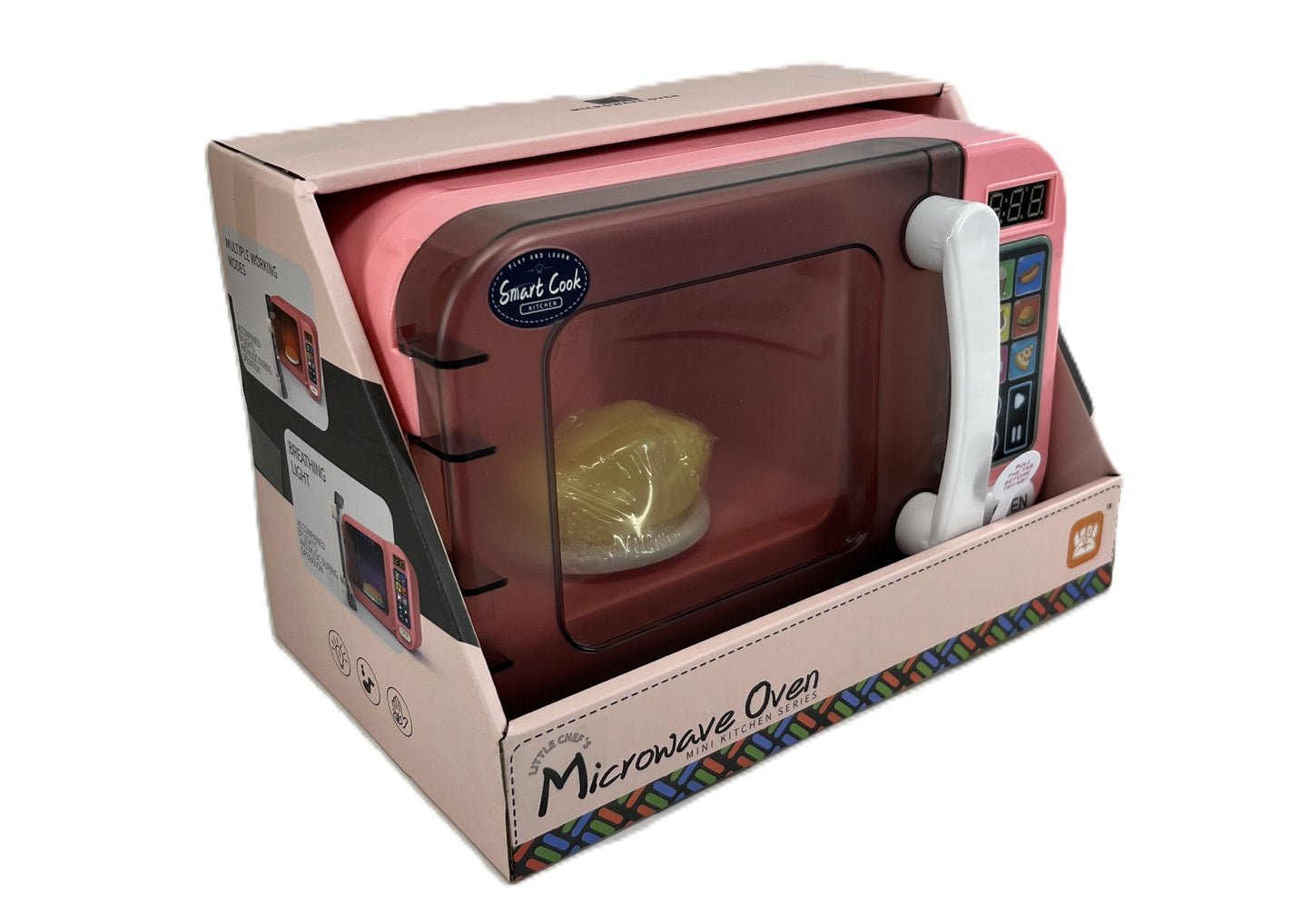 Wemzy - Smart Cook Touch Screen Color - Changing Microwave Oven With Turkey