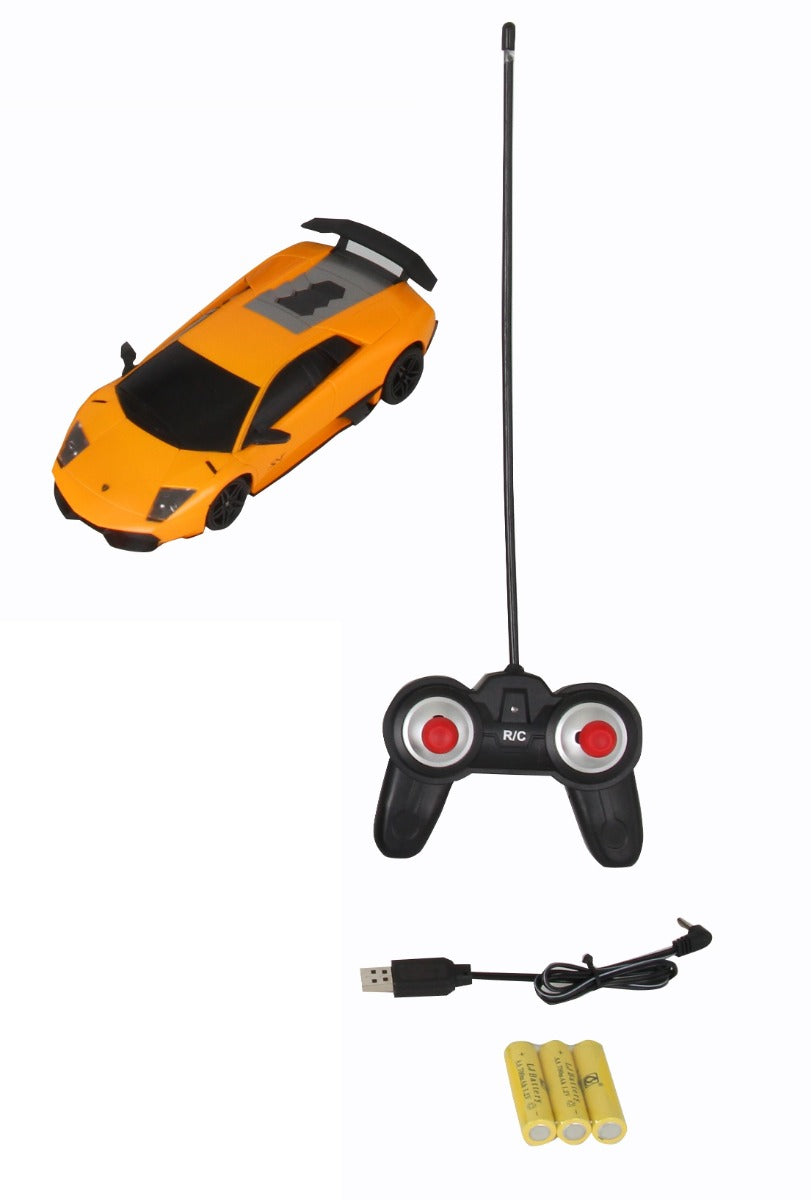Rc Car Lamborghini Murcielago Sv Remote - Yellow