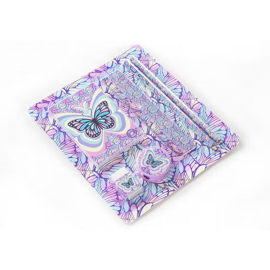 Eazy Kids Stationary Set - Butterfly Purple