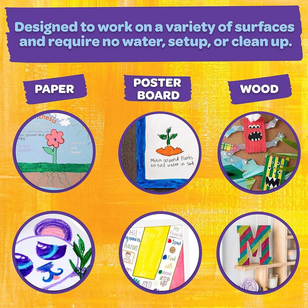 Crayola - Washable Paint Sticks 6 Pcs