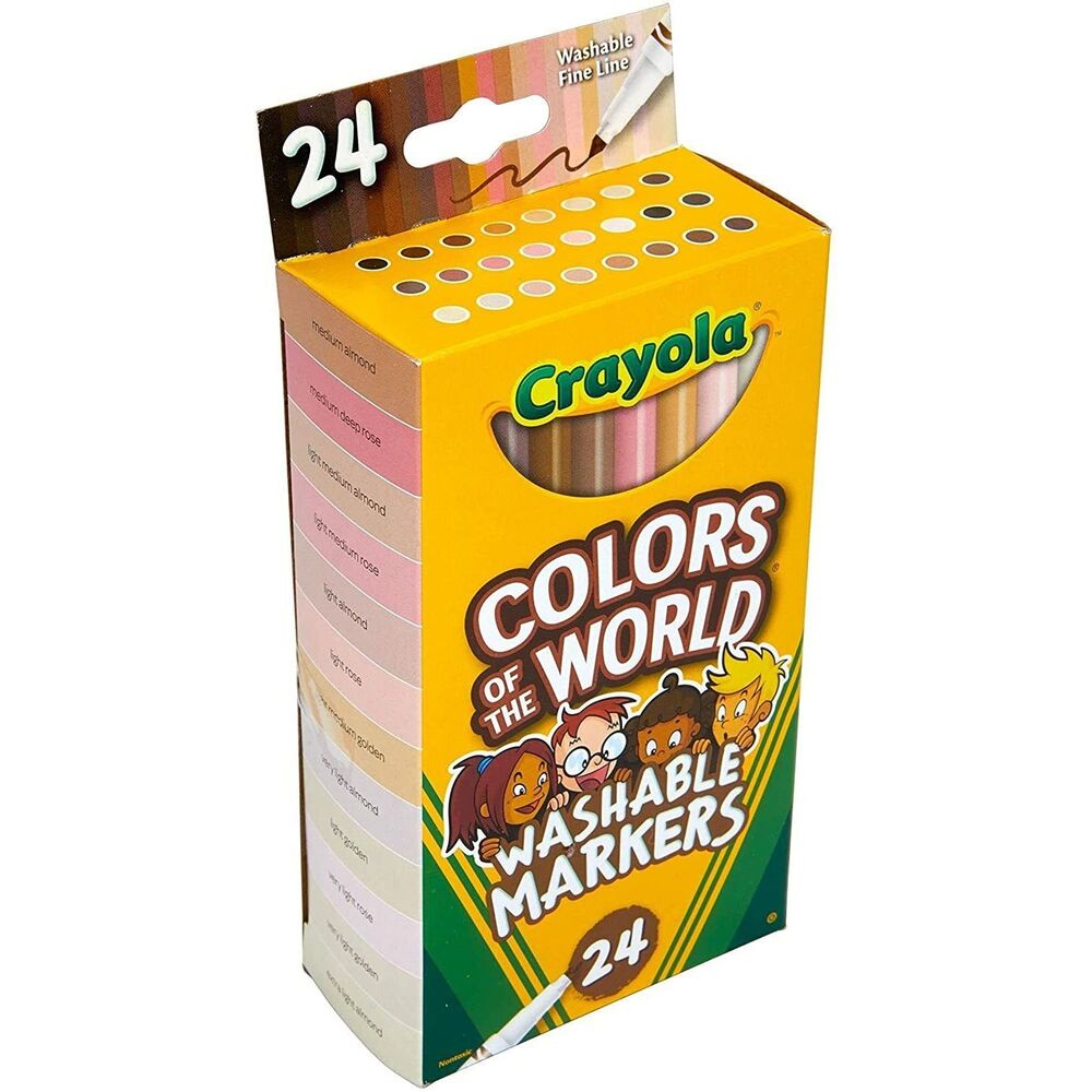 Crayola - 24 Washable Markers Colors